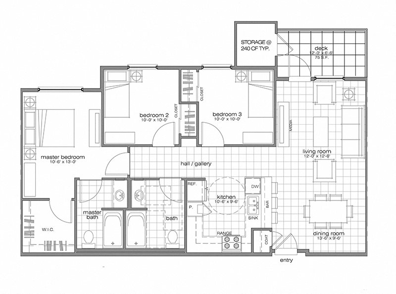 two bedroom l Villa Encantada Apartments in San Diego CA